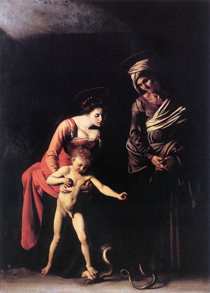  1605 - Madonna dei palafrenieri, Galleria Borghese, Roma